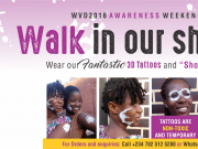 VITSAF WVD2016 'Walk in our Shoes' weekend campaign VITSAF World Vitiligo Day 2016 program